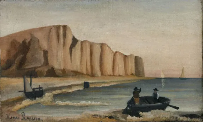Framed Print : The Cliff, c. 1895 Framed Print : The Cliff, c. 1895