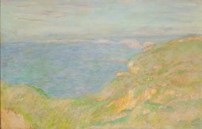 Framed Print : The Cliff at Fecamp, 1897 Framed Print : The Cliff at Fecamp, 1897