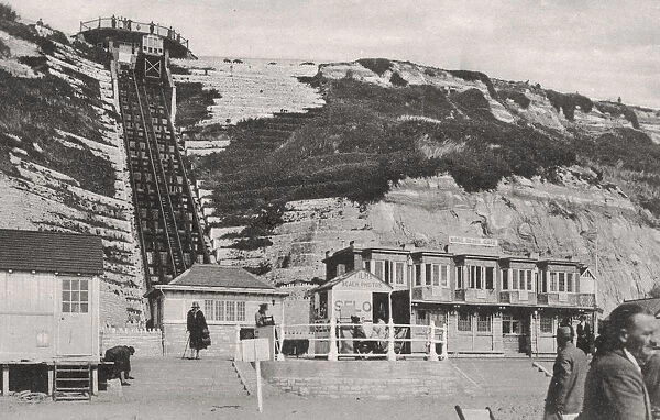 The cliff lift at Bournemouth, Dorset, early 20th century