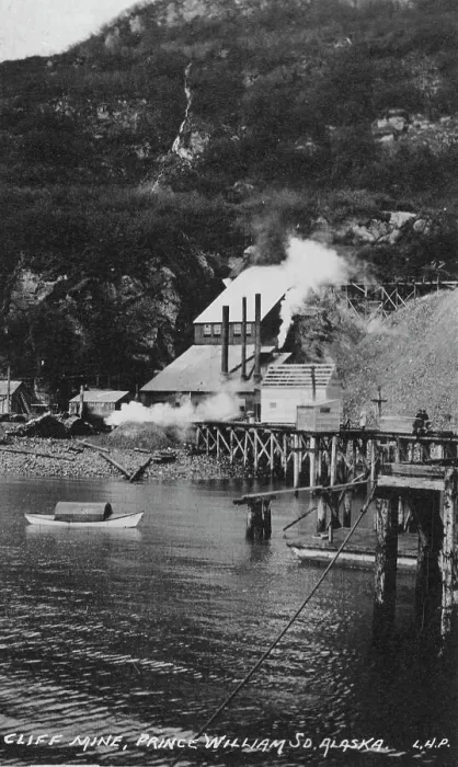 Framed Print : Cliff Mine, between c1900 and c1930. Creator: Unknown Framed Print : Cliff Mine, between c1900 and c1930. Creator: Unknown