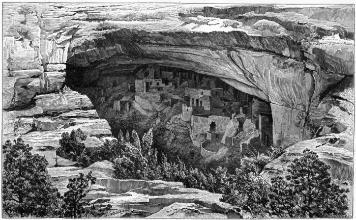Framed Print : Cliff Palace in Cliff Palace Canyon, southwest Colorado, USA, 1901 Framed Print : Cliff Palace in Cliff Palace Canyon, southwest Colorado, USA, 1901