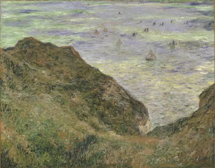 Framed Print : On the cliff at Pourville. Artist: Monet, Claude (1840-1926) Framed Print : On the cliff at Pourville. Artist: Monet, Claude (1840-1926)