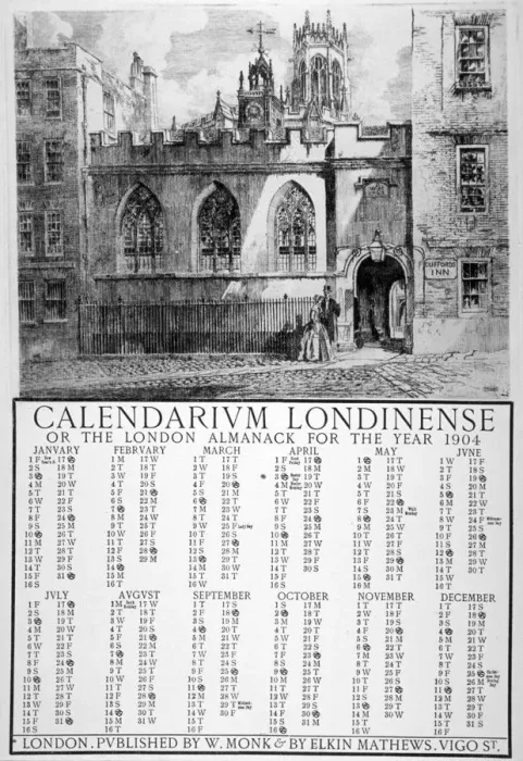 Framed Print : Cliffords Inn, London, 1903. Artist: William Monk Framed Print : Cliffords Inn, London, 1903. Artist: William Monk
