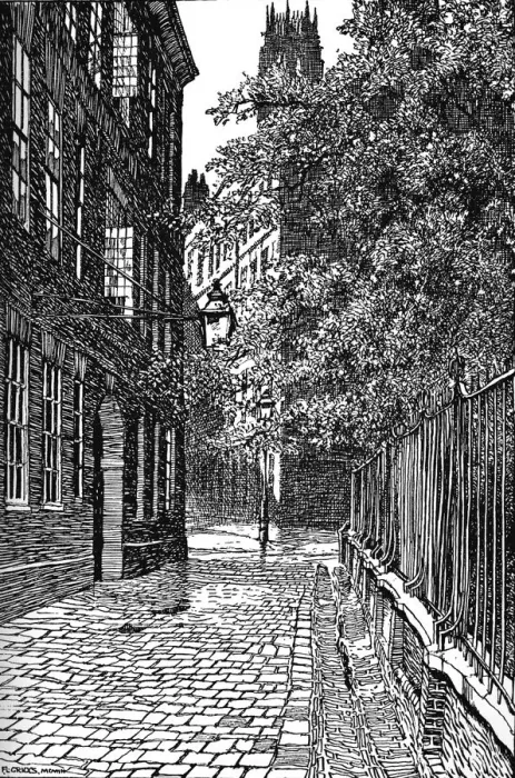 Framed Print : Cliffords Inn, Looking North, 1903 Framed Print : Cliffords Inn, Looking North, 1903