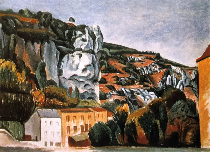 Framed Print : Cliffs, 1912. Creator: Andre Derain. Cliffs, 1912. Creator: Andre Derain Framed Print : Cliffs, 1912. Creator: Andre Derain. Cliffs, 1912. Creator: Andre Derain