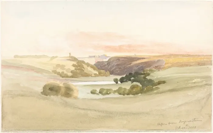 Framed Print : Clifton from Kingsweston, 1830. Creator: James Bulwer Framed Print : Clifton from Kingsweston, 1830. Creator: James Bulwer