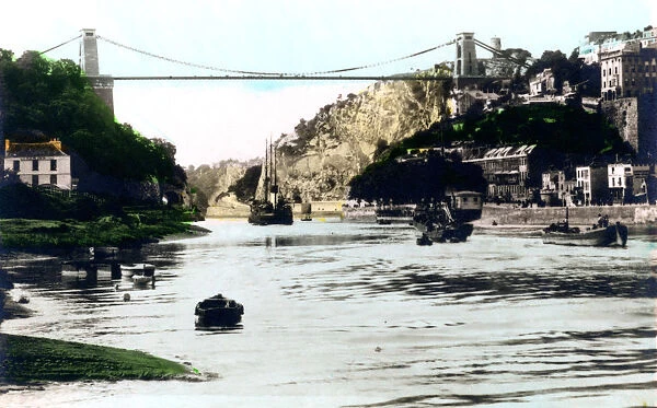 Clifton Suspension Bridge, Bristol, 1926. Artist: Cavenders Ltd