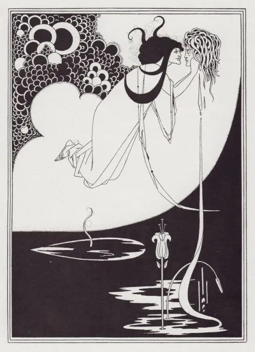 Framed Print : The Climax, 1893. Creator: Aubrey Beardsley Framed Print : The Climax, 1893. Creator: Aubrey Beardsley