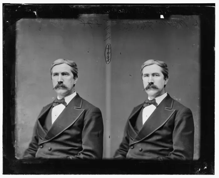Framed Print : Clinton Dugald MacDougall of New York, c. 1865-1880. Creator: Unknown Framed Print : Clinton Dugald MacDougall of New York, c. 1865-1880. Creator: Unknown