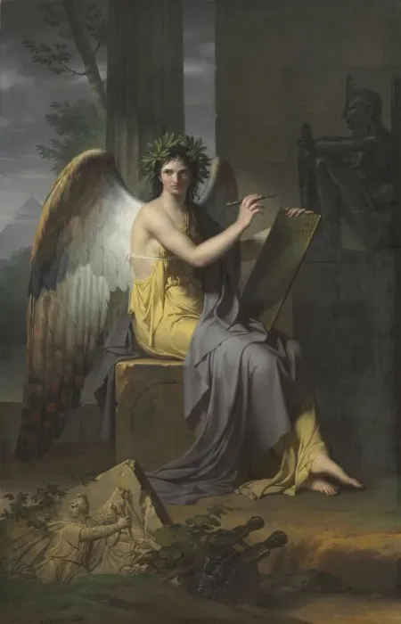 Framed Print : Clio, Muse of History, 1800. Creator: Charles Meynier (French, 1768-1832) Framed Print : Clio, Muse of History, 1800. Creator: Charles Meynier (French, 1768-1832)