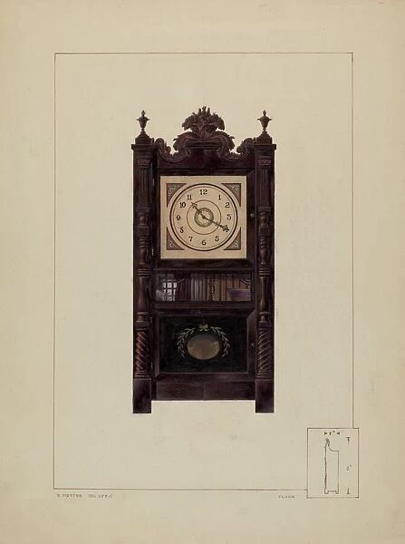 Clock, 1935  /  1942. Creator: Ralph Morton