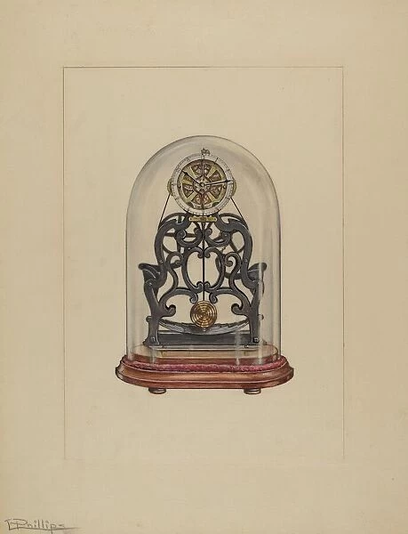Clock, 1937. Creator: Lawrence Phillips