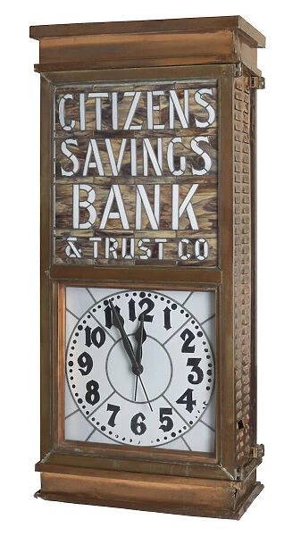 Clock used by the Citizens Savings and Trust Company, 1920-2013. Creator: Unknown