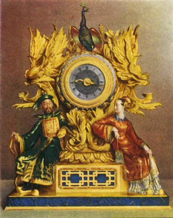 Framed Print : Clock by Vuilliamy (About 1800), 1938. Creator: Unknown Framed Print : Clock by Vuilliamy (About 1800), 1938. Creator: Unknown