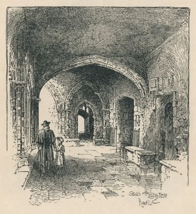 Framed Print : In the Cloister, 1895 Framed Print : In the Cloister, 1895