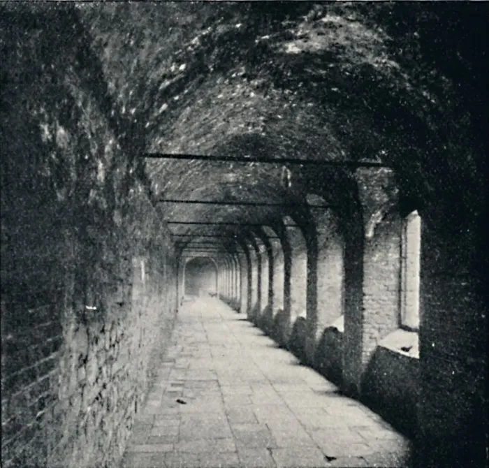 Framed Print : The Cloisters, Charterhouse, London, 1903. Artist: York & Son Framed Print : The Cloisters, Charterhouse, London, 1903. Artist: York & Son