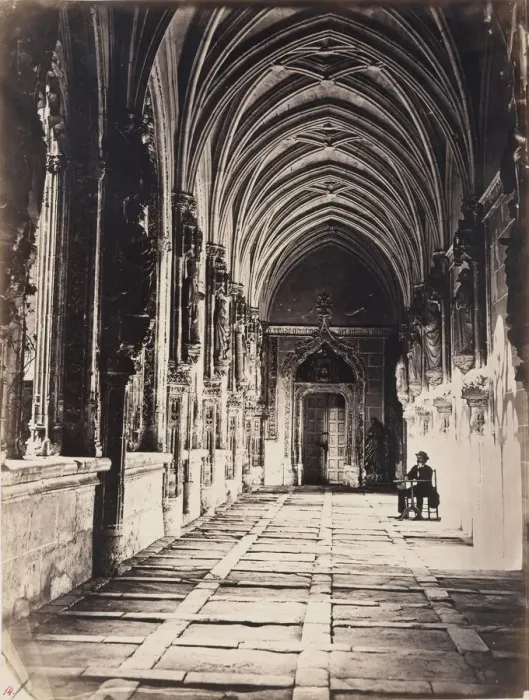 Framed Print : [Cloisters of the Church of Saint John of the Kings, Toledo, Spain], ca. 1858