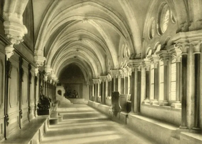 Framed Print : Cloisters, Heiligenkreuz Abbey, Lower Austria, c1935. Creator: Unknown Framed Print : Cloisters, Heiligenkreuz Abbey, Lower Austria, c1935. Creator: Unknown