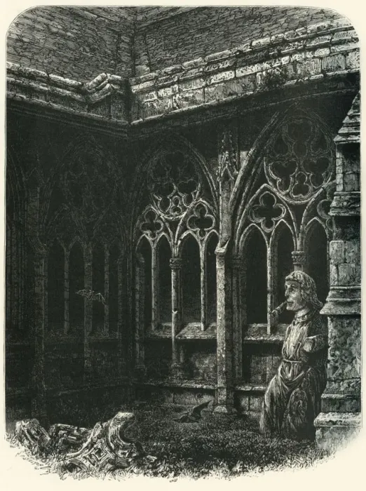 Framed Print : The Cloisters, Lincoln, c1870 Framed Print : The Cloisters, Lincoln, c1870
