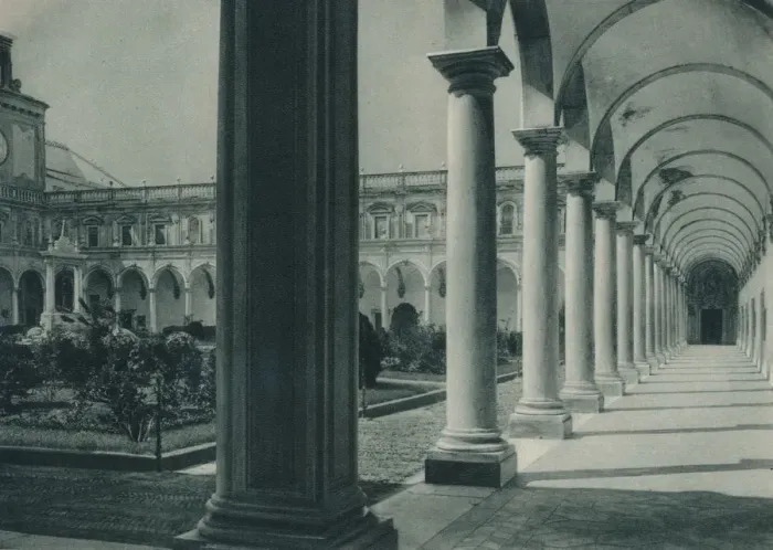 Framed Print : Cloisters in the Monastery of San Martino, near Naples, Italy, 1927. Artist: Eugen Poppel Framed Print : Cloisters in the Monastery of San Martino, near Naples, Italy, 1927. Artist: Eugen Poppel