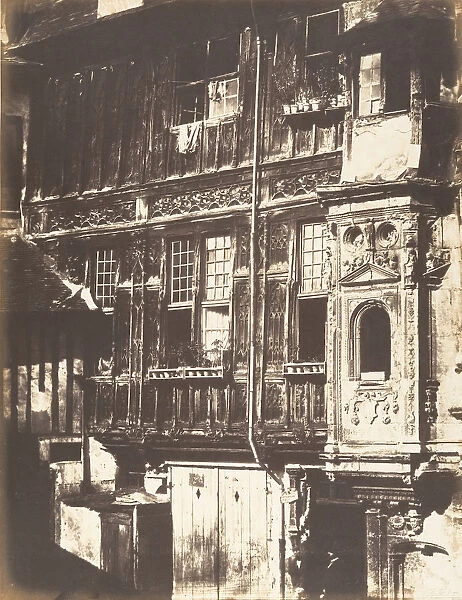 Cloitre Saint-Amand, Rouen, 1852-53. Creator: Edmond Bacot