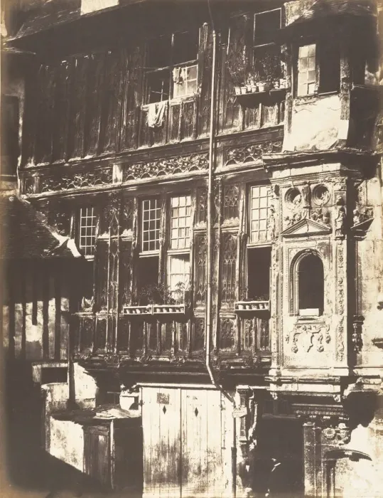 Framed Print : Cloitre Saint-Amand, Rouen, 1852-53. Creator: Edmond Bacot Framed Print : Cloitre Saint-Amand, Rouen, 1852-53. Creator: Edmond Bacot