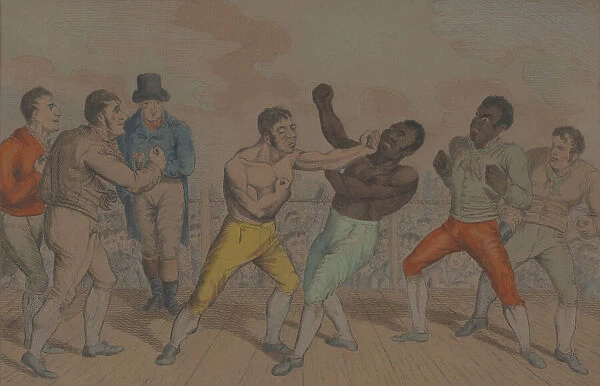 The Close of the Battle or the Champion Triumphant, October 3, 1811. Creator: Unknown
