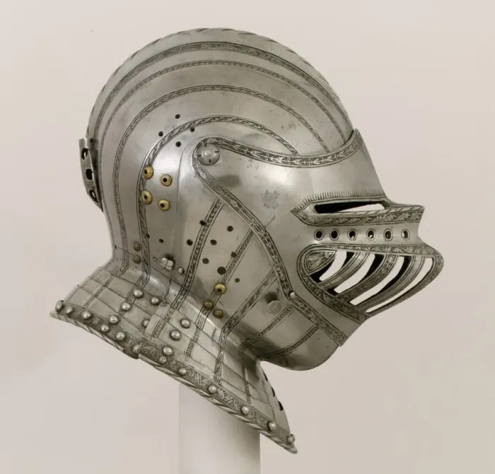 Framed Print : Close Helmet for a Boy, German, Augsburg, ca. 1530-40. Creator: Kolman Helmschmid Framed Print : Close Helmet for a Boy, German, Augsburg, ca. 1530-40. Creator: Kolman Helmschmid