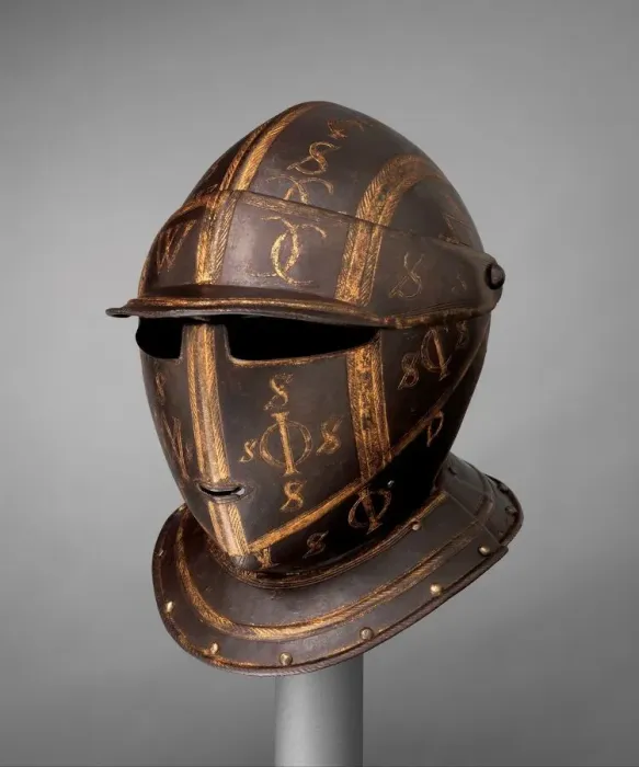 Framed Print : Close Helmet for a Cuirassier, Italian, ca. 1615-20. Creator: Unknown Framed Print : Close Helmet for a Cuirassier, Italian, ca. 1615-20. Creator: Unknown