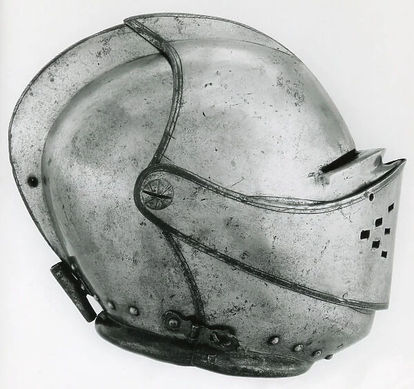 Close Helmet for Foot Tournament at the Barriers, , c. 1600  /  10. Creator: Unknown