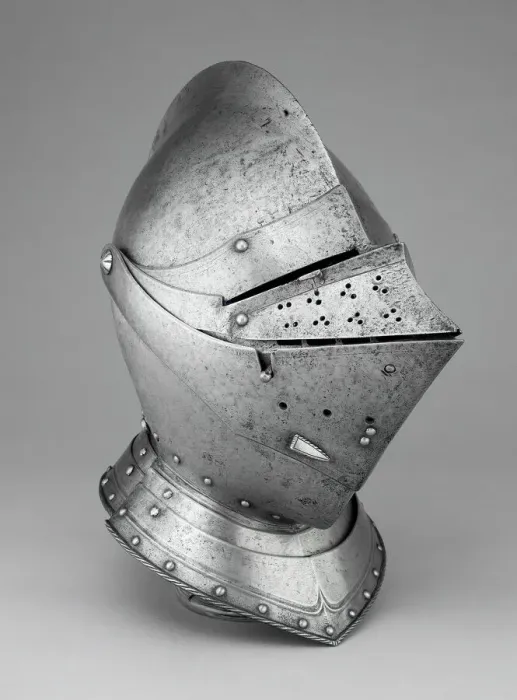 Framed Print : Close Helmet, Innsbruck, c. 1550. Creator: Unknown Framed Print : Close Helmet, Innsbruck, c. 1550. Creator: Unknown
