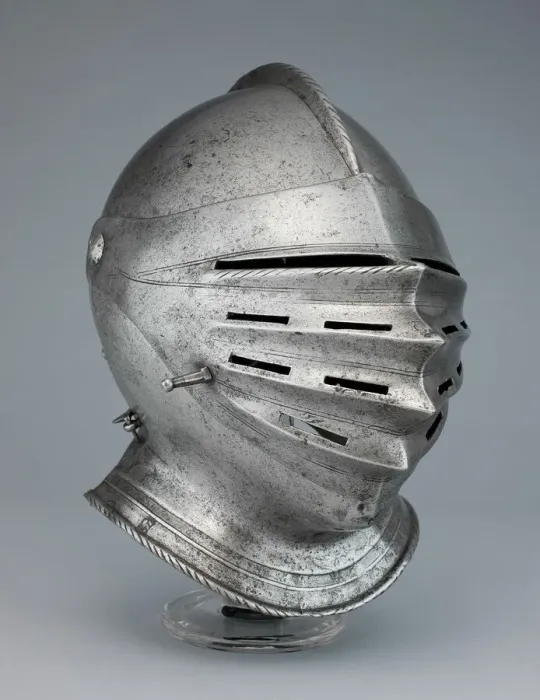 Framed Print : Close Helmet, Nuremberg, c. 1530. Creator: Unknown Framed Print : Close Helmet, Nuremberg, c. 1530. Creator: Unknown
