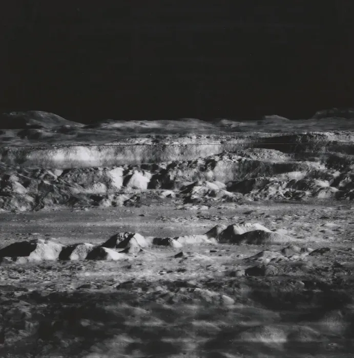Framed Print : Close-Up of Crater Copernicus, 24434. Creator: NASA Framed Print : Close-Up of Crater Copernicus, 24434. Creator: NASA