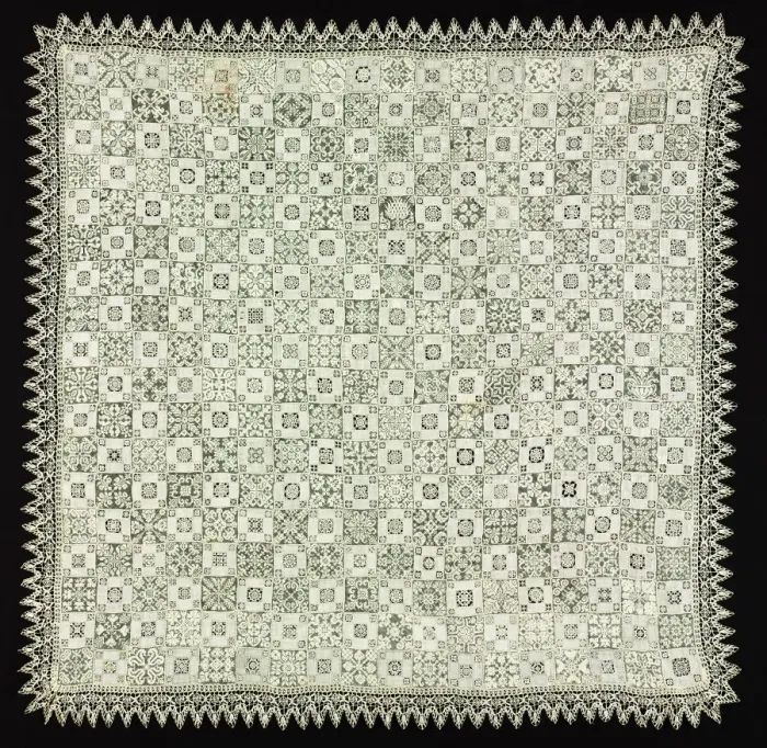 Framed Print : Cloth with Floral and Vegetal Patterns, 1560-1600. Creator: Unknown Framed Print : Cloth with Floral and Vegetal Patterns, 1560-1600. Creator: Unknown