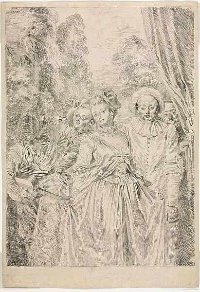 The Clothes are Italian, 1715-16. Creator: Jean Antoine Watteau (French, 1684-1721)