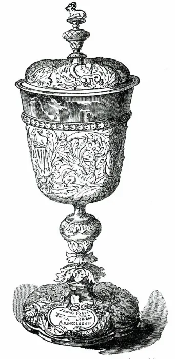 Framed Print : Clothworkers Company's Cup (Pepys's), 1850. Creator: Unknown Framed Print : Clothworkers Company's Cup (Pepys's), 1850. Creator: Unknown