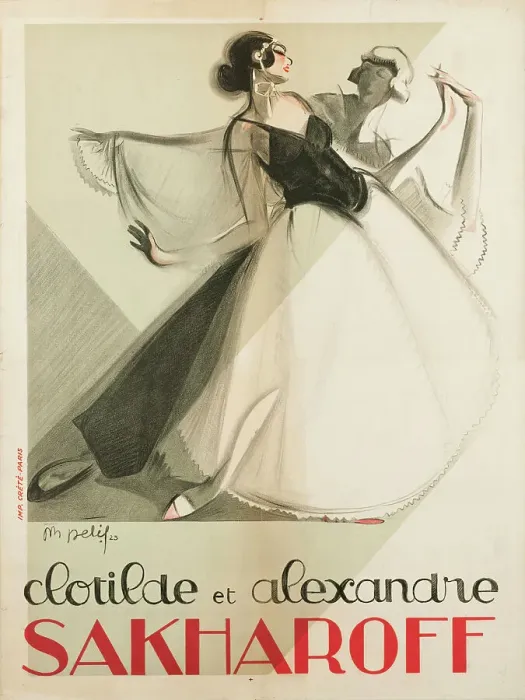 Framed Print : Clotilde et Alexandre Sakharoff, 1923. Creator: Delif, M. (active 1920s) Framed Print : Clotilde et Alexandre Sakharoff, 1923. Creator: Delif, M. (active 1920s)