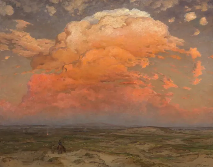 Framed Print : The Cloud, late 19th-early 20th century. Creator: Adrien Demont Framed Print : The Cloud, late 19th-early 20th century. Creator: Adrien Demont