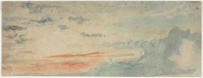 Framed Print : Cloud Study, 1800s. Creator: Anonymous Framed Print : Cloud Study, 1800s. Creator: Anonymous