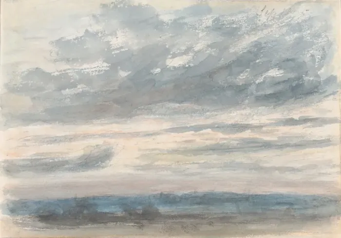 Framed Print : Cloud Study, 1830-35. Creator: John Constable