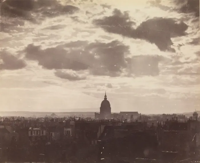 Framed Print : [Cloud Study over Paris], 1850s. Creator: Charles Marville
