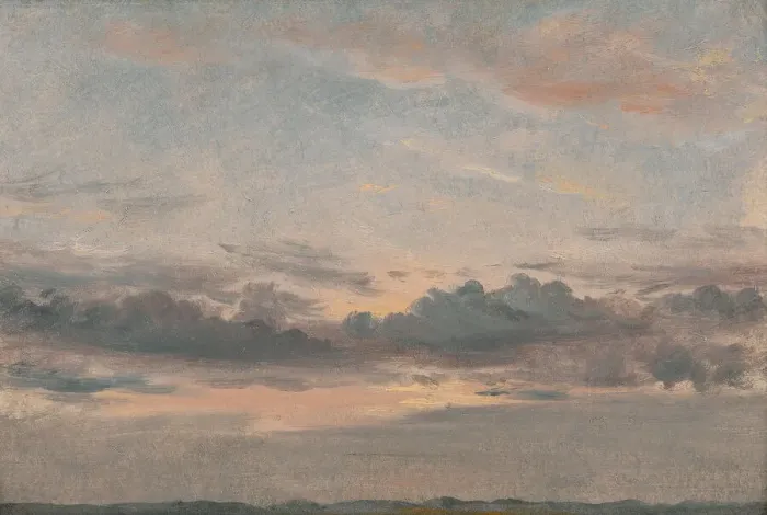 Framed Print : A Cloud Study, Sunset, ca. 1821. Creator: John Constable Framed Print : A Cloud Study, Sunset, ca. 1821. Creator: John Constable