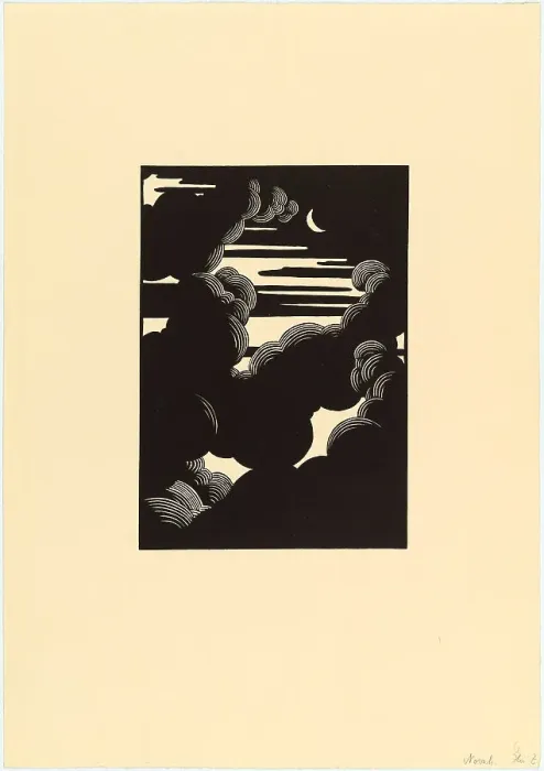 Framed Print : Clouds, 1894. Creator: Vallotton, Felix Edouard (1865-1925)