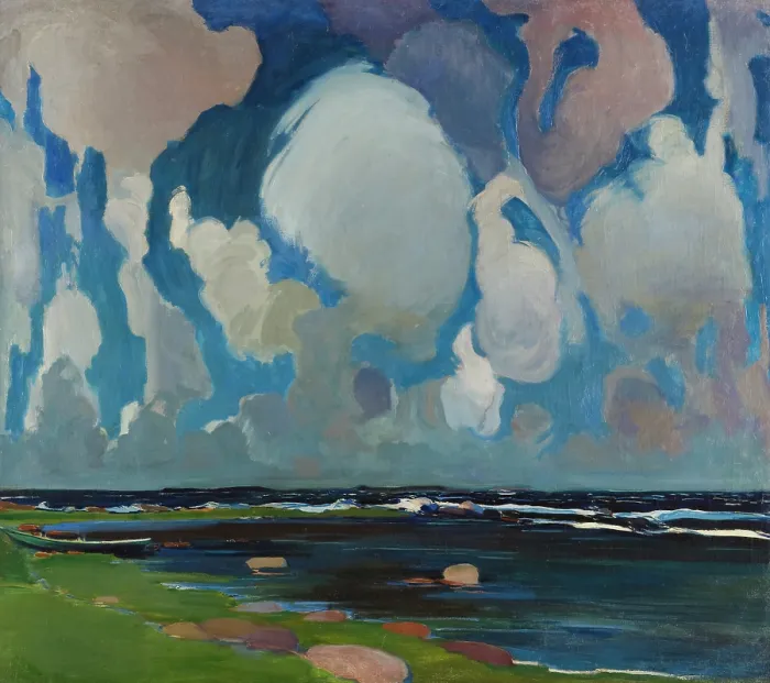 Framed Print : Clouds in Finland, 1908. Creator: Konrad Krzyzanowski Framed Print : Clouds in Finland, 1908. Creator: Konrad Krzyzanowski
