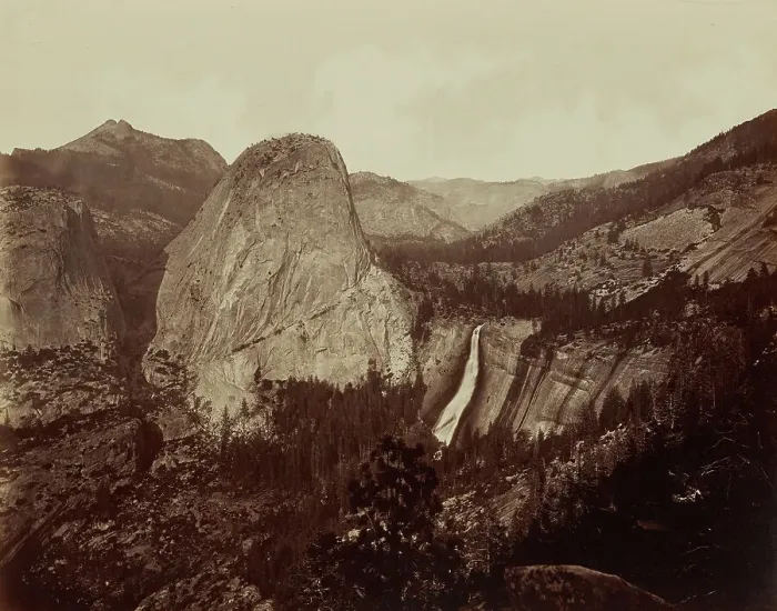 Framed Print : Cloud's Rest, Valley Of The Yosemite (No. 40), 1872. Creator: Eadweard J Muybridge Framed Print : Cloud's Rest, Valley Of The Yosemite (No. 40), 1872. Creator: Eadweard J Muybridge