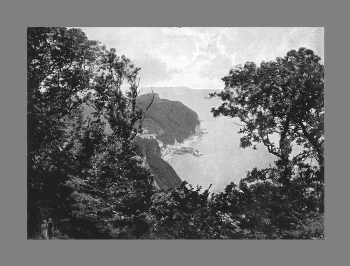 Framed Print : Clovelly, from The Hobby, c1900. Artist: ED Percival Framed Print : Clovelly, from The Hobby, c1900. Artist: ED Percival