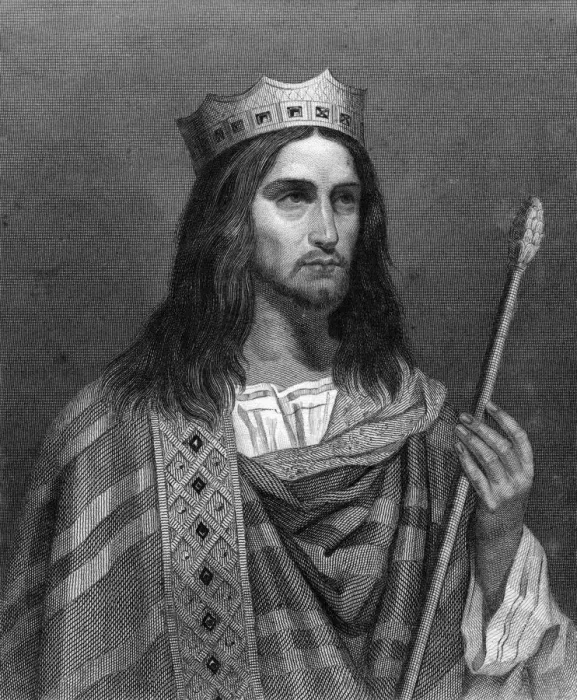 Framed Print : Clovis II, King of Neustria and Burgundy, (19th century). Artist: G Levy Framed Print : Clovis II, King of Neustria and Burgundy, (19th century). Artist: G Levy