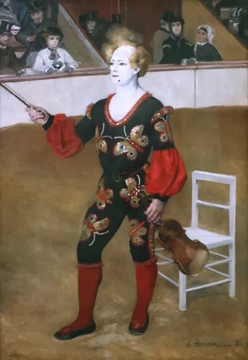 Framed Print : The Clown, 1868 Framed Print : The Clown, 1868