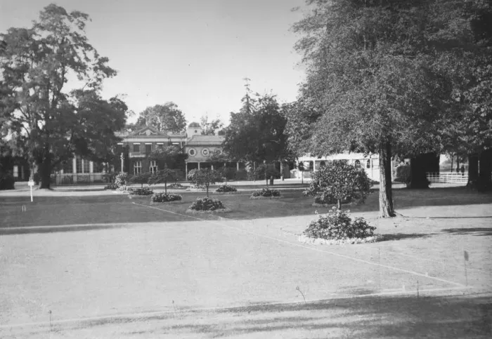 Framed Print : The Club house at Ranelagh, c1890, (1912) Framed Print : The Club house at Ranelagh, c1890, (1912)