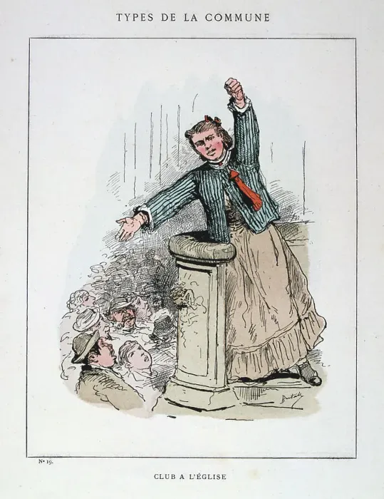 Framed Print : Club a l Eglise, Paris Commune, 1871 Framed Print : Club a l Eglise, Paris Commune, 1871